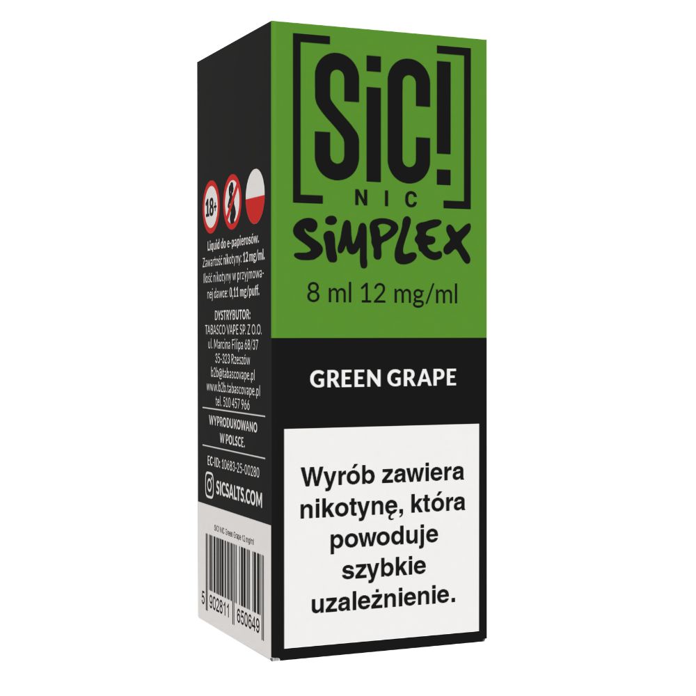liquid z nikotyną SIC! NIC