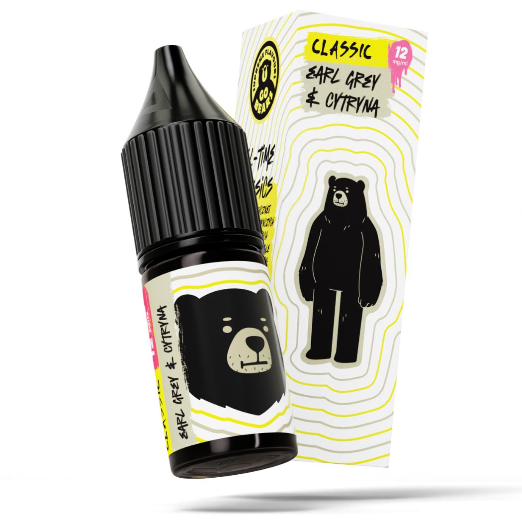 liquid z nikotyna go bears classic earl grey cytryna mockup
