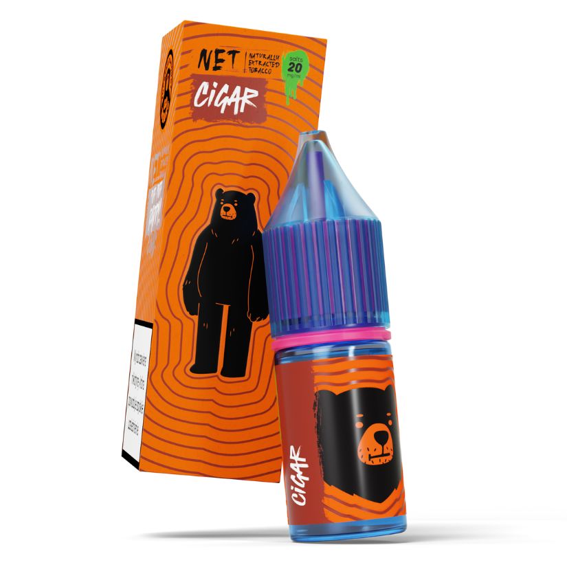 liquid na soli nikotynowej go bears net cigar mockup