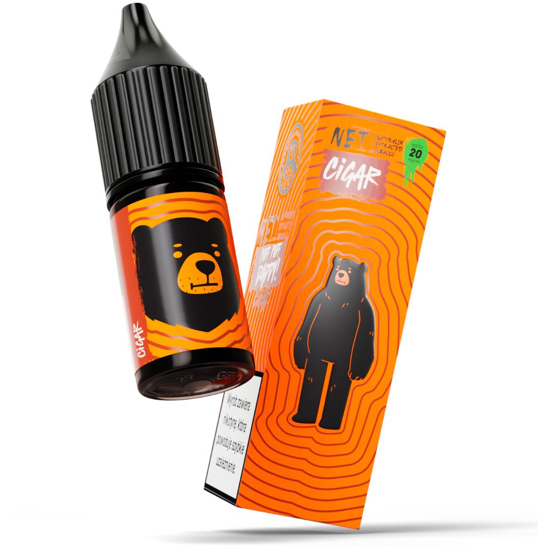 liquid na soli nikotynowej go bears net cigar mockup