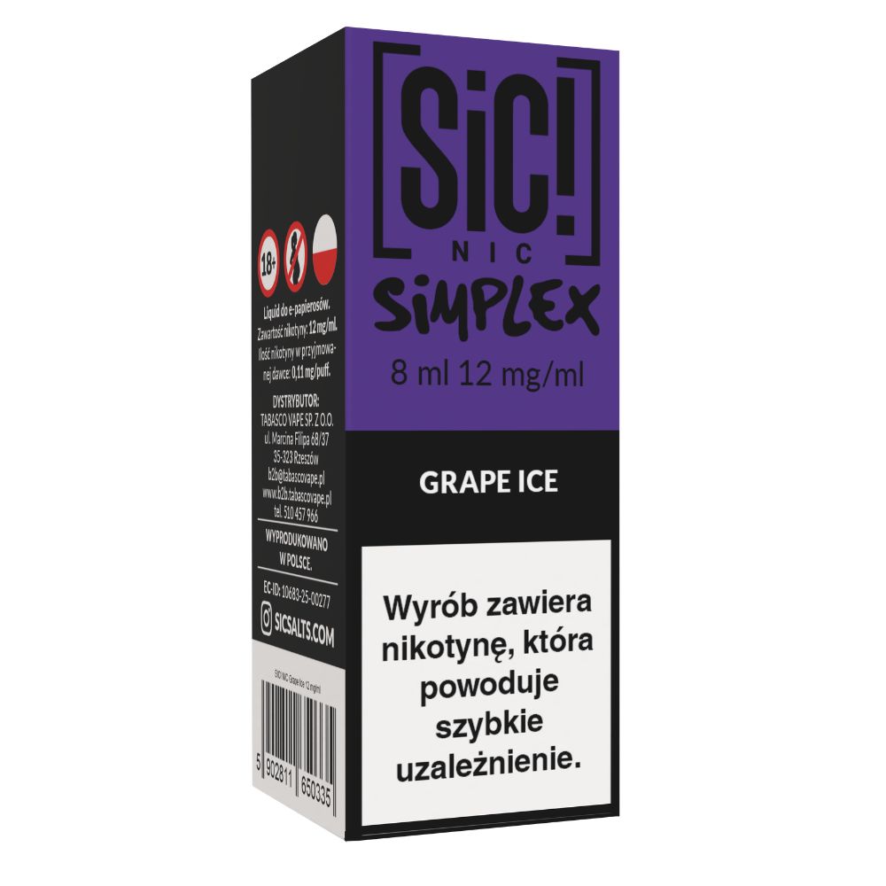 liquid z nikotyną SIC! NIC