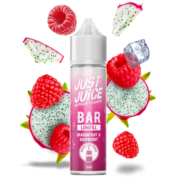 longfill smoczy owoc malina just juice