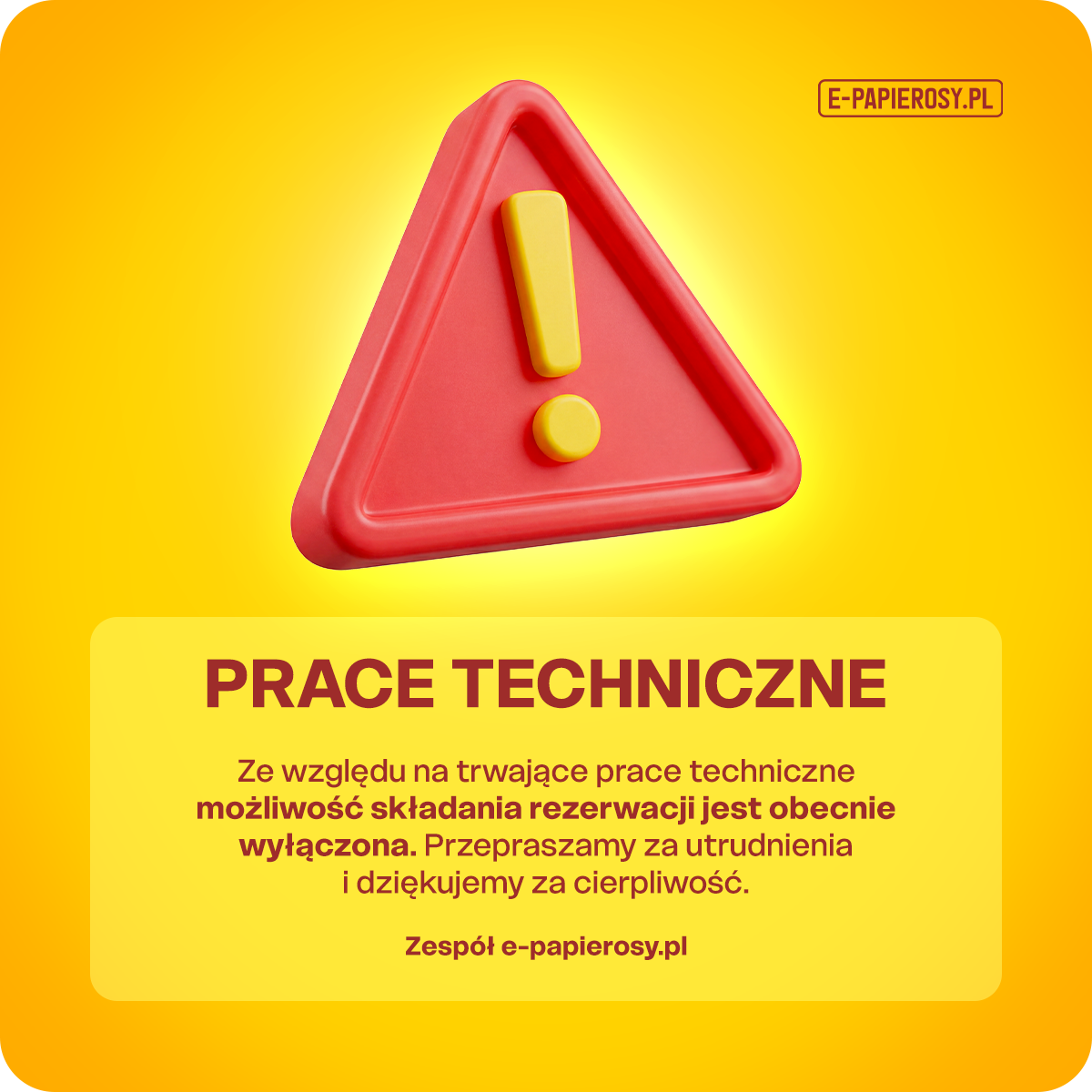przerwa techniczna