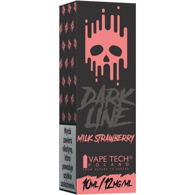 Liquid Dark Line 10ml Milk Strawberry