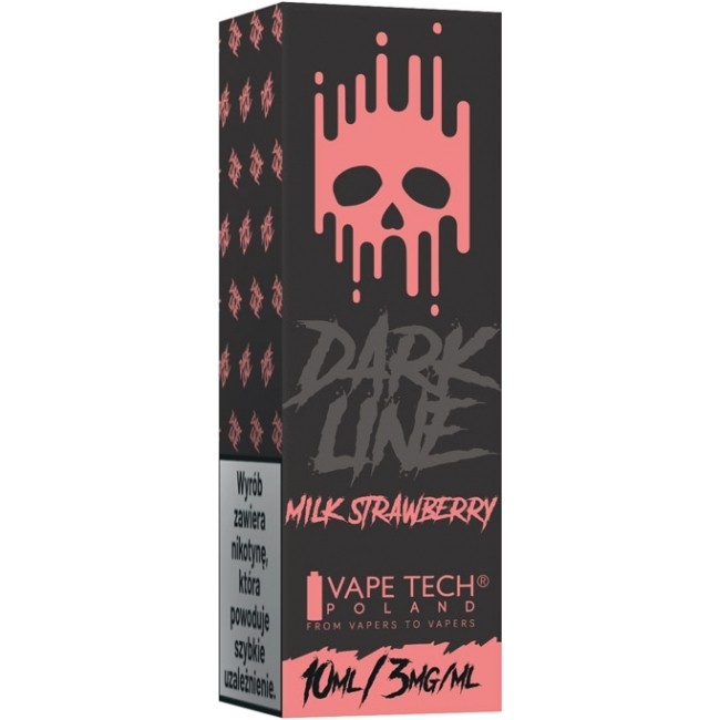 Liquid Dark Line 10ml Milk Strawberry
