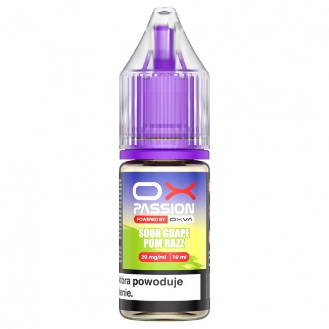 Liquid OXVA OX Passion 10ml Sour Grape Pom Razz 20mg