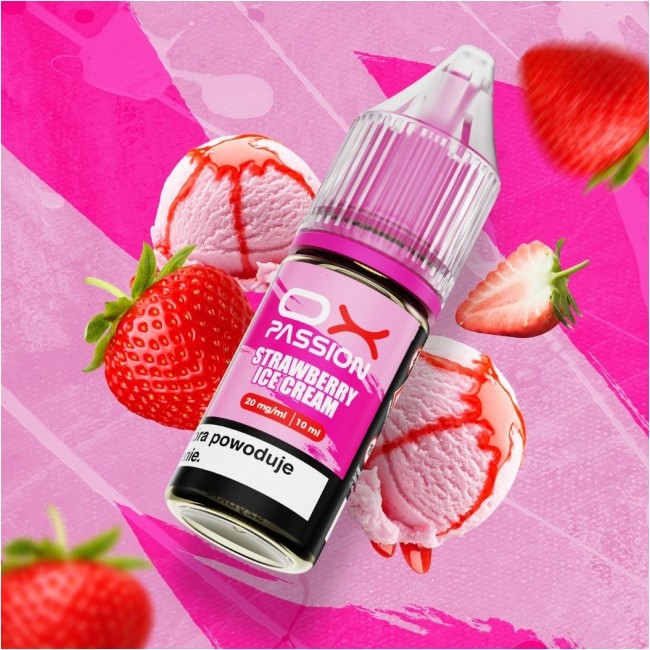 Liquid OXVA OX Passion 10ml Strawberry Ice Cream 20mg