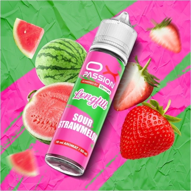 Longfill OXVA OX Passion 10/60 Sour Strawmelon