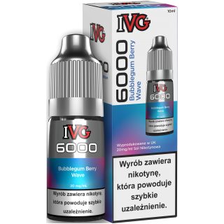 Liquid IVG 6000 Salt Bubblegum Berry Wave 10ml 20mg