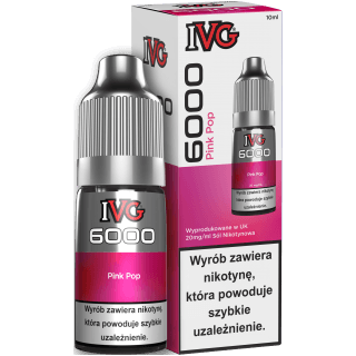 Liquid IVG 6000 Salt Pink Pop 10ml 20mg