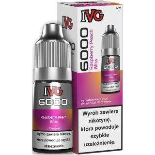 Liquid IVG 6000 Salt Raspberry Peach Bliss 10ml 20mg