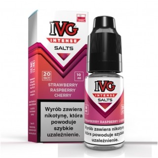 Liquid IVG Intense Salt 10ml Strawberry Raspberry & Cherry 20mg