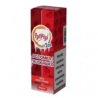 Liquid Izi Pizi Salt 10ml Poziomka Truskawka Ice 20mg