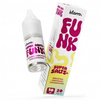 Liquid Klarro Funk Super Salts+ 10ml Mrożona Lemoniada Żurawinowa 20mg