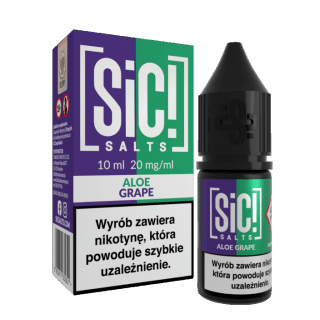 Liquid SIC! SALTS 10ml Aloe Grape 20mg