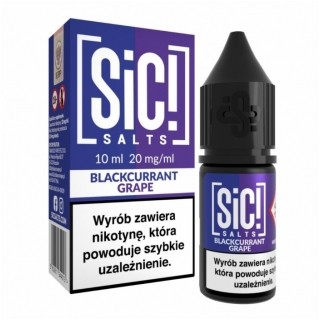 Liquid SIC! SALTS 10ml Blackcurrant Grape 20mg