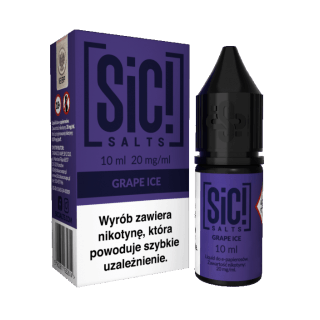 Liquid SIC! SALTS 10ml Grape Ice 20mg