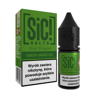 Liquid SIC! SALTS 10ml Green Grape 20mg