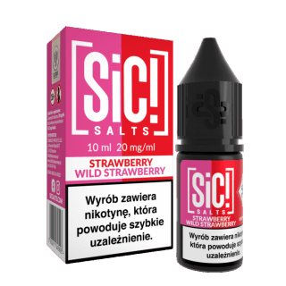 Liquid SIC! SALTS 10ml Strawberry Wild Strawberry 20mg