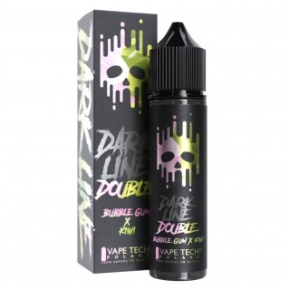 Longfill DARK LINE Double Bubble Gum Kiwi 8/60ml