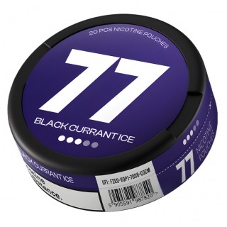 Saszetki nikotynowe 77 Black Currant Ice 10,4mg