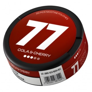 Saszetki nikotynowe 77 Cola Cherry 10,4mg
