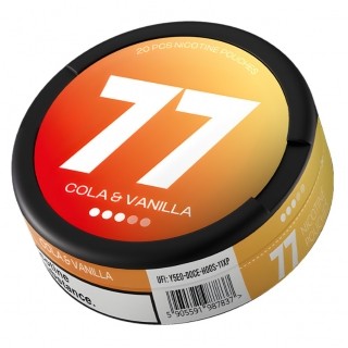 Saszetki nikotynowe 77 Cola Vanilla 10,4mg