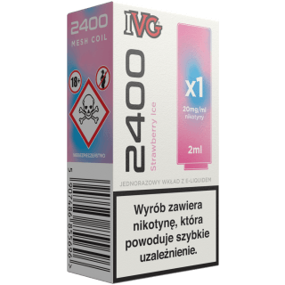 Wkład IVG R2400 - Strawberry Ice 2ml 20mg