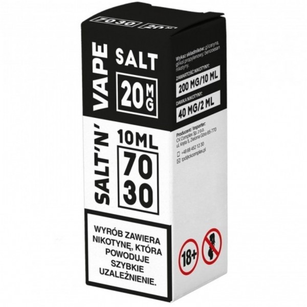 Baza nikotynowa NIC' VAPE Salt 20mg 70/30