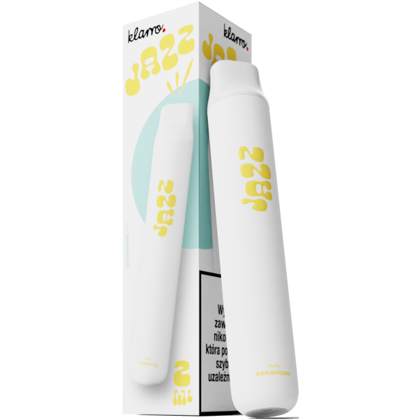 E-papieros jednorazowy KLARRO Jazz Lody Bananowe 20mg