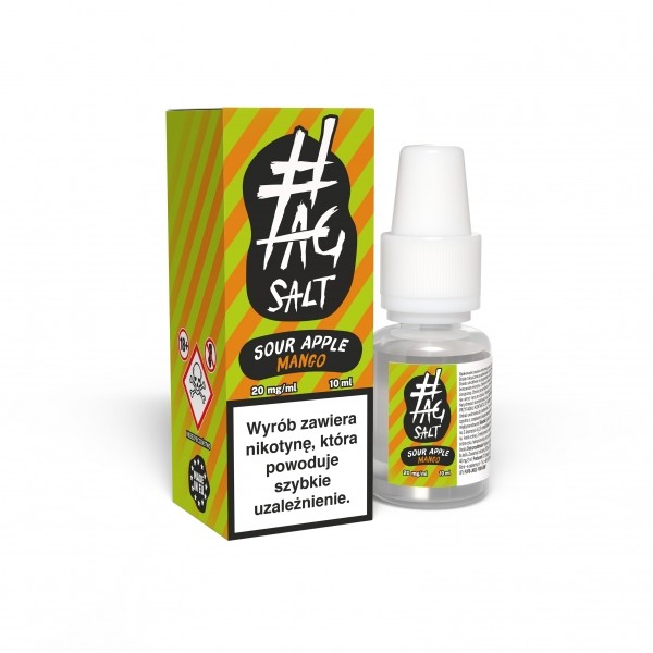 Liquid 10ml #TAG SALT Sour Apple Mango 20mg