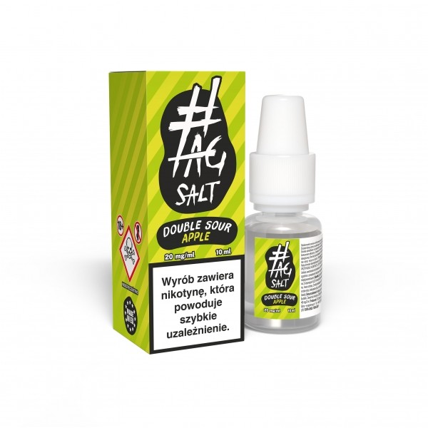 Liquid 10ml #TAG SALT Sour Double Apple 20mg