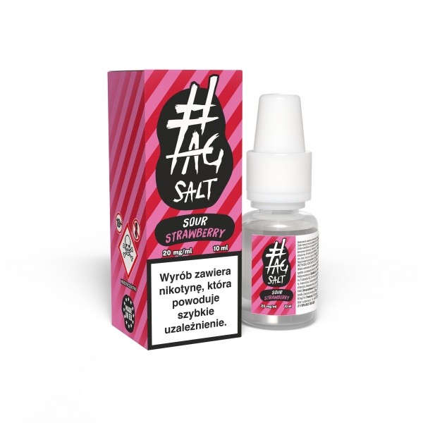 Liquid 10ml #TAG SALT Sour Strawberry 20mg