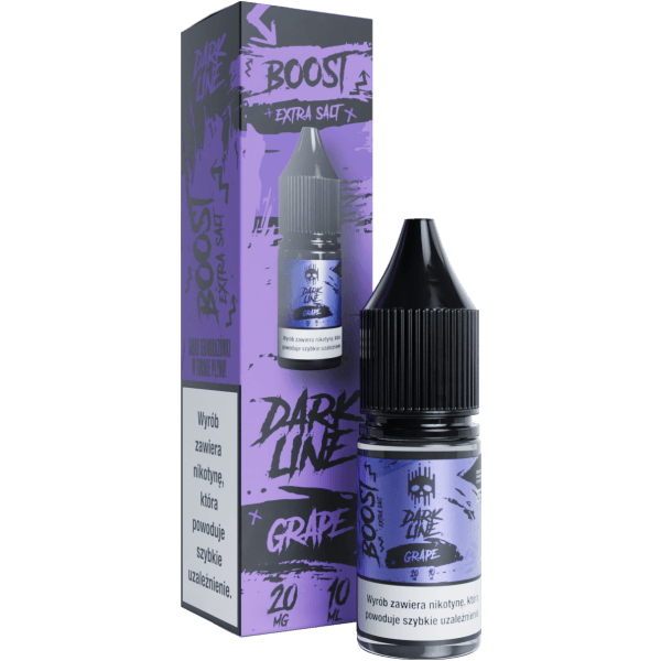 Liquid DARK LINE Boost Salt 10ml Grape 20mg