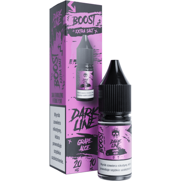 Liquid DARK LINE Boost Salt 10ml Grape Aloe 20mg