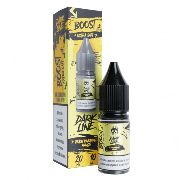 Liquid Dark Line Boost Salt 10ml Peach Pineapple Mango 20mg
