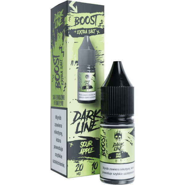 Liquid DARK LINE Boost Salt 10ml Sour Apple 20mg