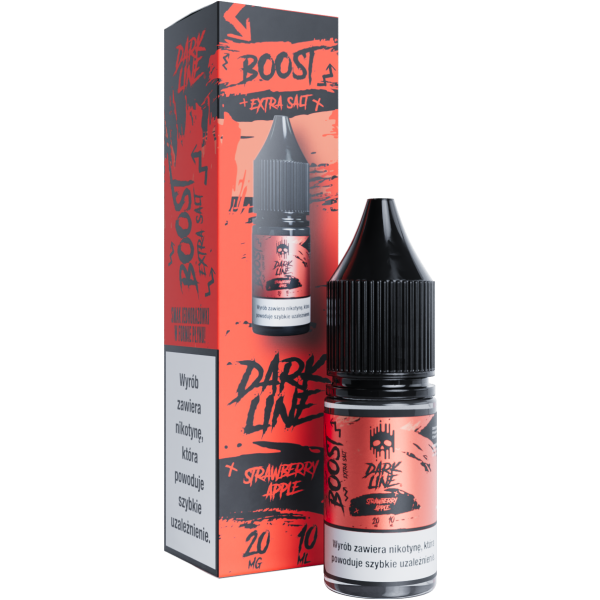 Liquid DARK LINE Boost Salt 10ml Strawberry Apple 20mg