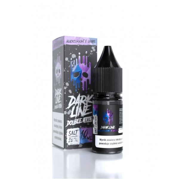 Liquid DARK LINE Double Salt 10ml Black Currant x Grape 20mg