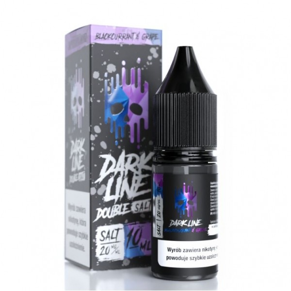 Liquid Dark Line Double Salt 10ml Blackcurrant x Grape