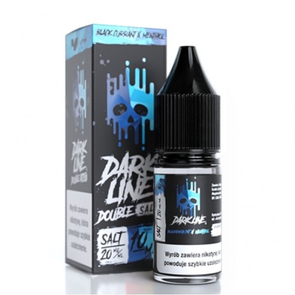 Liquid Dark Line Double Salt 10ml Blackcurrant x Menthol