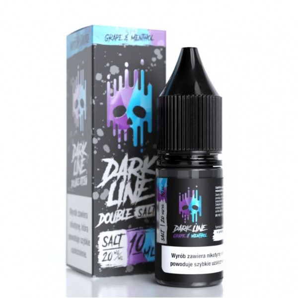Liquid Dark Line Double Salt 10ml Grape x Menthol