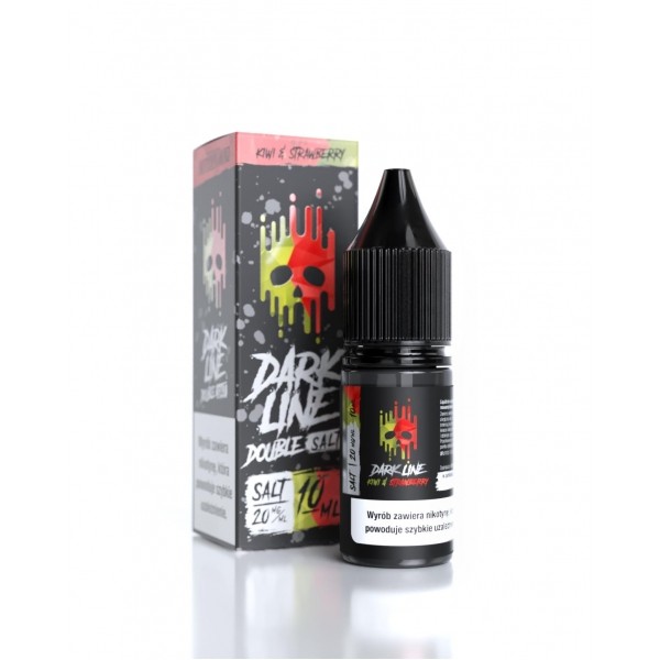 Liquid DARK LINE Double Salt 10ml Kiwi x Strawberry 20mg