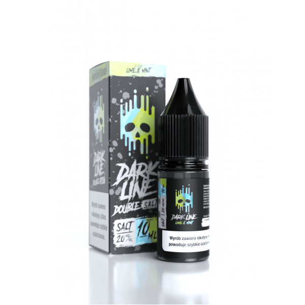 Liquid DARK LINE Double Salt 10ml Lime x Mint 20mg