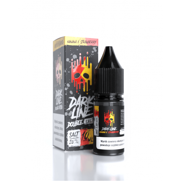 Liquid DARK LINE Double Salt 10ml Strawberry x Banana 20mg