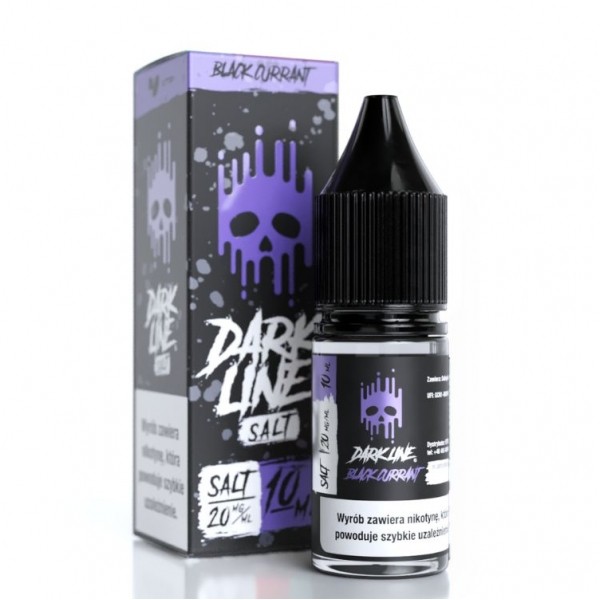 Liquid Dark Line Salt 10ml Black Currant