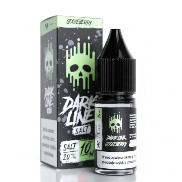 Liquid Dark Line Salt 10ml Gooseberry
