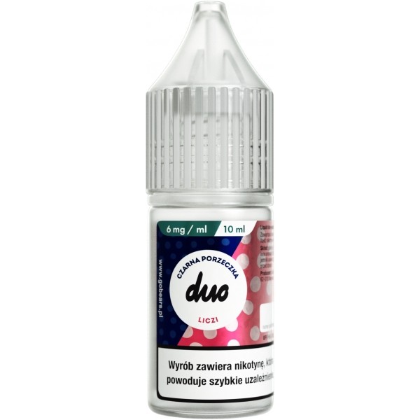 Liquid DUO Czarna Porzeczka Liczi 10ml