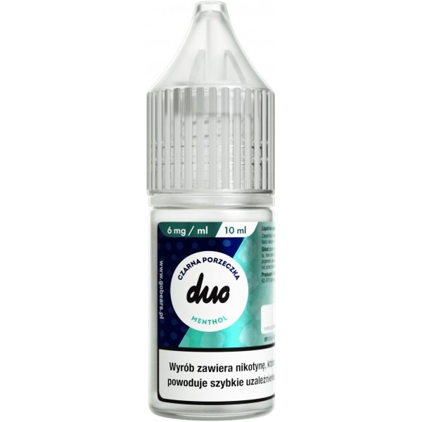 Liquid DUO Czarna Porzeczka Menthol 10ml