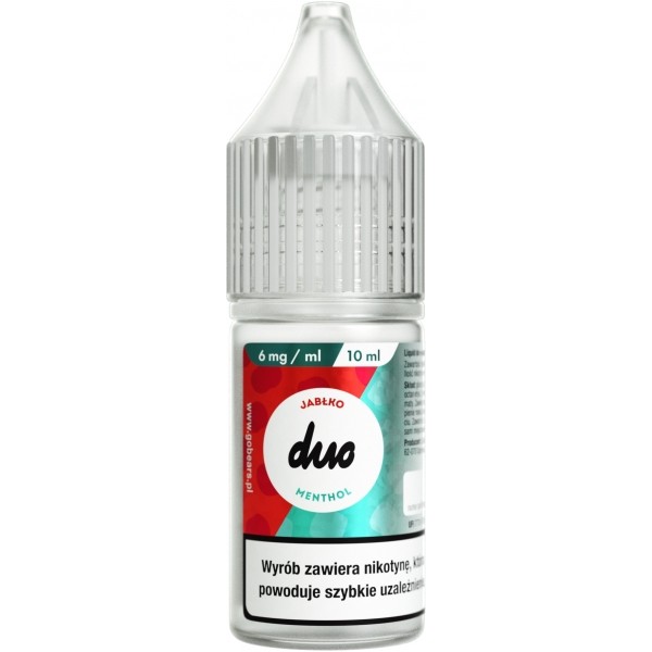 Liquid DUO Jabłko Menthol 10ml